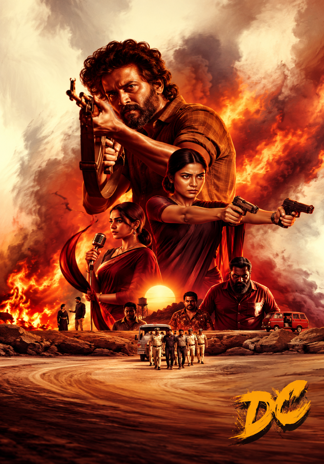 Free DC (2026) (Hindi + Tamil) Dual Audio UnCut South Movie HD ESub
